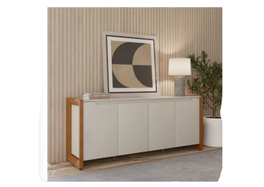 שידת כניסה אופוייט מט בשילוב טבעי דגם סופיה