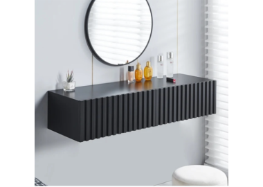 קונסולה מרחפת רוחב 120 ס"מ בגוון שחור