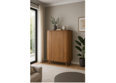 שידה מעץ מנגו מלא