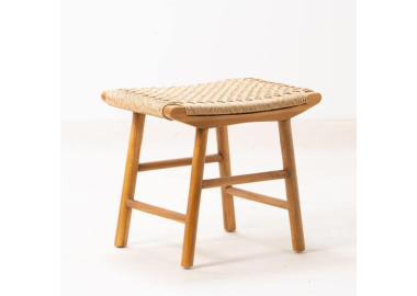 שרפרף טיק וראטן סינטטי Yuma