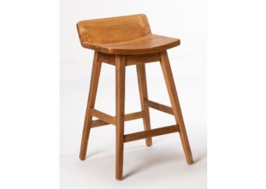 כסא בר מעץ טיק דגם Stilo