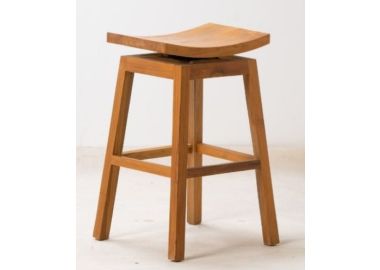 כסא בר מעץ טיק דגם Tores