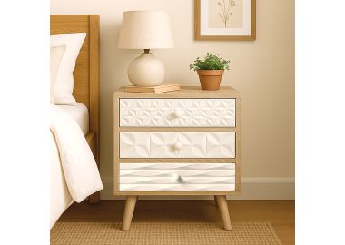 שידה לילה 3 מגירות דגם GF19A030