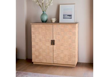 שידת אחסון עם עיטורי טקסטורה דגם 249041