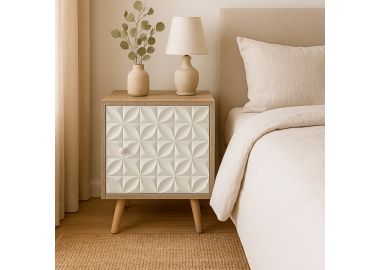  שידת לילה בעיצוב עלים דגם GF19A034 