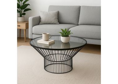 שולחן סלון בעיצוב קווים גיאומטריים דגם GFJ22-076