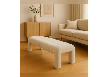 ספסל מרופד בעיצוב מודרני דגם אליסה