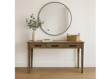 קונסולה עץ בעיצוב רטרו כפרי