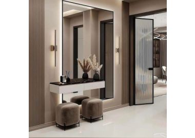 מראה מלבנית עם לד דגם אור