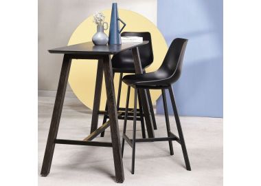 כסא בר שחור משענת גב דגם BOLY