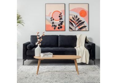 שולחן סלון בגוון טבעי דגם LONGER