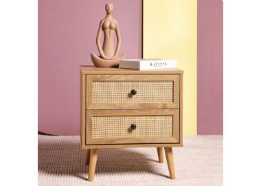 שידה 48*39 ס"מ בגוון טבעי דגם CLEAR