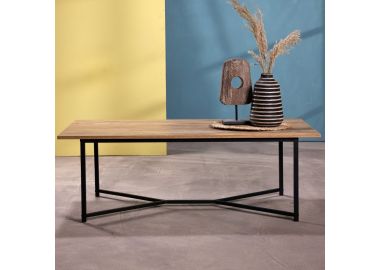 שולחן סלון 120*59.5 ס"מ בגוון דבש דגם BOXI