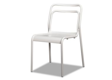 כסא גינה מתכת בגוון אפור דגם CLARIS