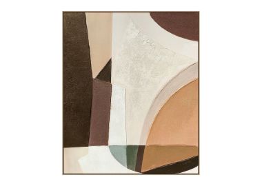 ציור 120*100 ס"מ גוון חום דגם DECO