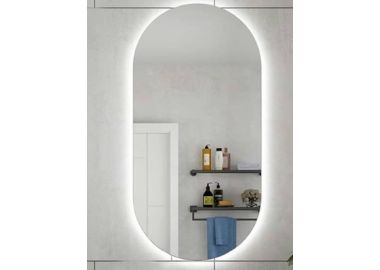 מראה אליפסה עם לד