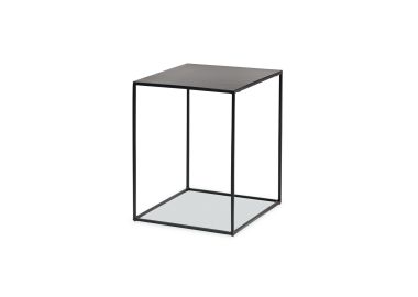 שולחן צד 46*35*41 מתכת בגוון שחור דגם קסינה