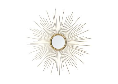 שעון קיר קוטר 80 ס"מ בגווני זהב דגם 023