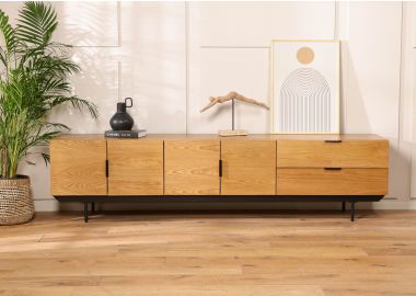 מזנון 240 ס"מ בגוון טבעי דגם הרבור