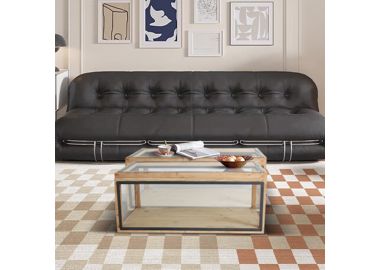 זוג שולחנות סלון מזכוכית דגם 9661