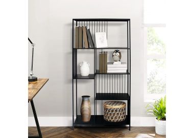 כוננית/קונסולת מדפים בגוון שחור דגם 502563