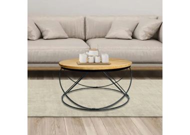 שולחן סלון קוטר 80 ס"מ דגם 21014