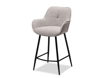 כסא בר בד בגוון בז' דגם סוהו