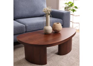 שולחן סלון 62*105 ס"מ פורניר אגוז דגם ווינגס