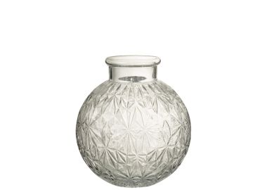 אגרטל זכוכית גדול דגם בול