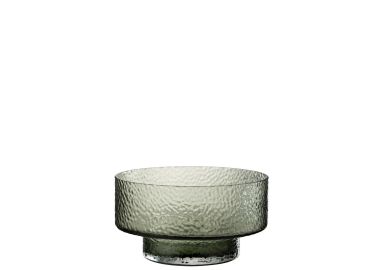 קערת זכוכית עגולה ירוק דגם בטי