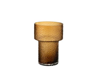 אגרטל זכוכית קטן חום דגם בטי