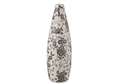 אגרטל פורצלן שחור/לבן 53 ס"מ דגם פירנצה