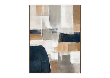 ציור 120*90 ס"מ גוון כחול דגם מון2