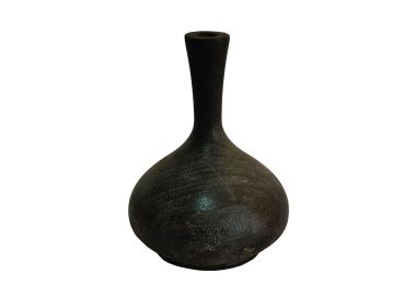 אגרטל עץ שחור 20 ס"מ דגם נובי