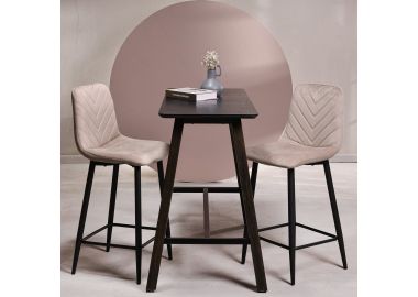 כסא בר בז' בד קטיפה דגם ARROW