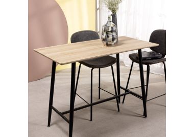 שולחן בר 120*60 ס"מ בגוון טבעי דגם LEWIS