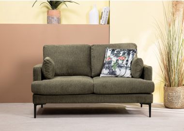 ספה דו מושבית 150 ס"מ בגוון ירוק דגם JASMIN