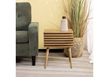 שידה 40*39 ס"מ בגוון טבעי דגם PASPAS