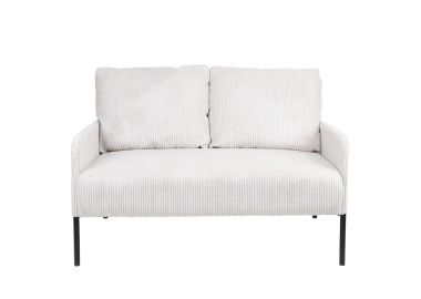 ספה דו מושבית בד קורדרוי בז' 120 ס"מ דגם BESTY