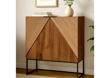 קונסולת כניסה בעיצוב טקסטורה גיאומטרית דגם GA23654