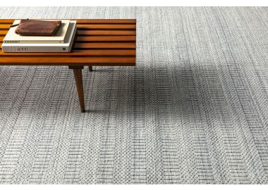 שטיח עבודת יד היקורי אפור בהיר