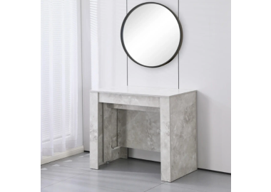 שולחן קונסולה נפתח עד 2.40 ס"מ דגם Royal גוון שיש אפור