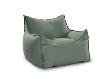 פוף כורסא SICILIA במילוי ספוג CLOUD צבע ירוק מאצ'ה