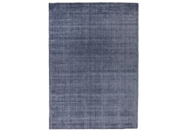 שטיח עבודת יד SILKON צבע שחור כחול