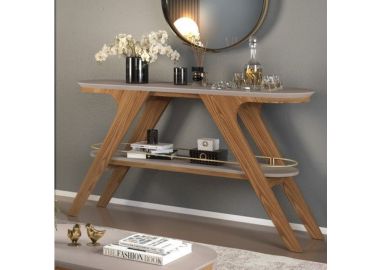 קונסולה בגוון מוקה דגם רוזן