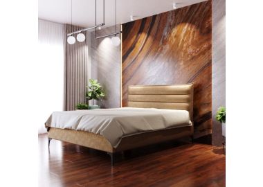 מיטה יהודית זוגית רחב 180x20 דגם ג'יזל גוון נס קפה