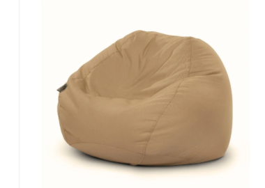 פוף לגינה ולמרפסת דגם COMO מילוי ספוג CLOUD צבע מוקה