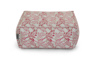 הדום בעיצוב מלבן דגם Piemonte עיצוב פרחים אדומים