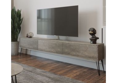 מזנון לסלון 1.8 מטר בעיצוב גרניט זהב