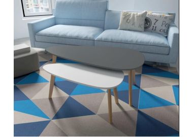 זוג שולחנות סלון מעוצבים דגם רקפת